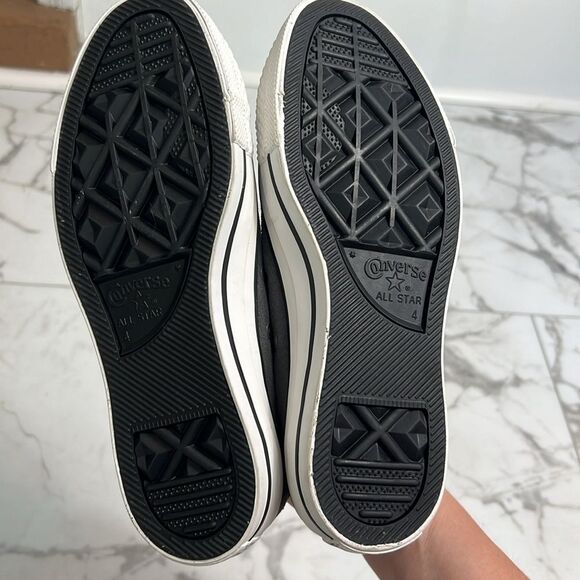 NWT Converse All Stars Gray Suede with Matching Gray Laces Unisex Women’s Size 6 - Picture 13 of 15